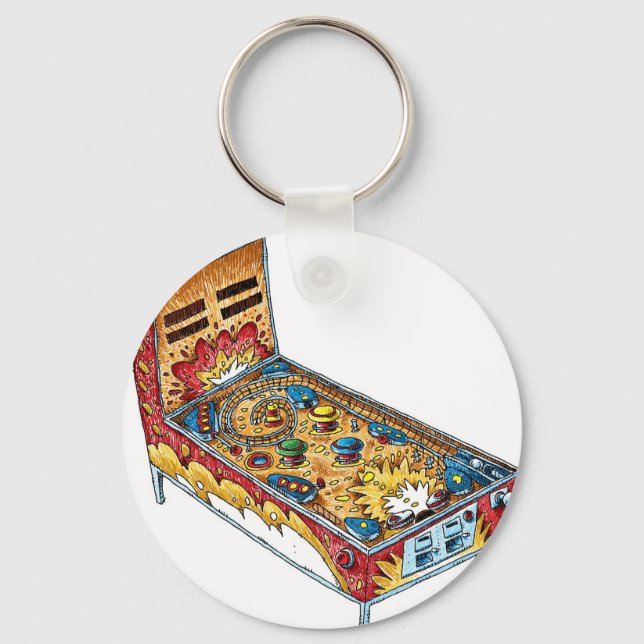Pinball Key Ring (Front)