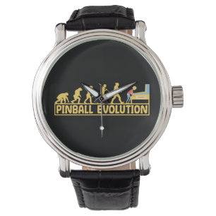 Pinball machine Arcade Evolution Retro Funny Watch