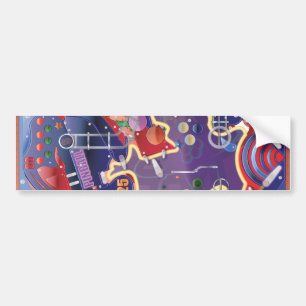Pinball Machine Bumper Sticker