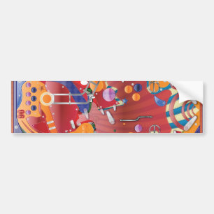 Pinball Machine Bumper Sticker