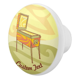 Pinball machine ceramic knob