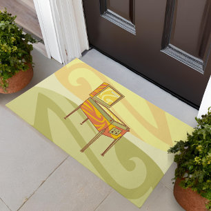 Pinball machine doormat