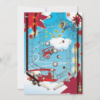 Pinball Machine Invitation