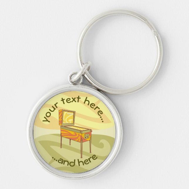 Pinball machine key ring (Front)