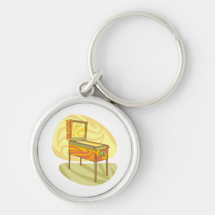 Pinball machine key ring