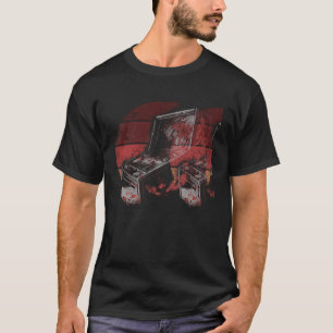 Pinball Machine Retro Player Gamer Video Arcade  C T-Shirt