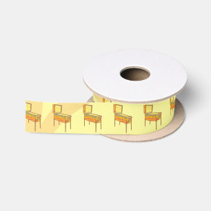 Pinball machine satin ribbon