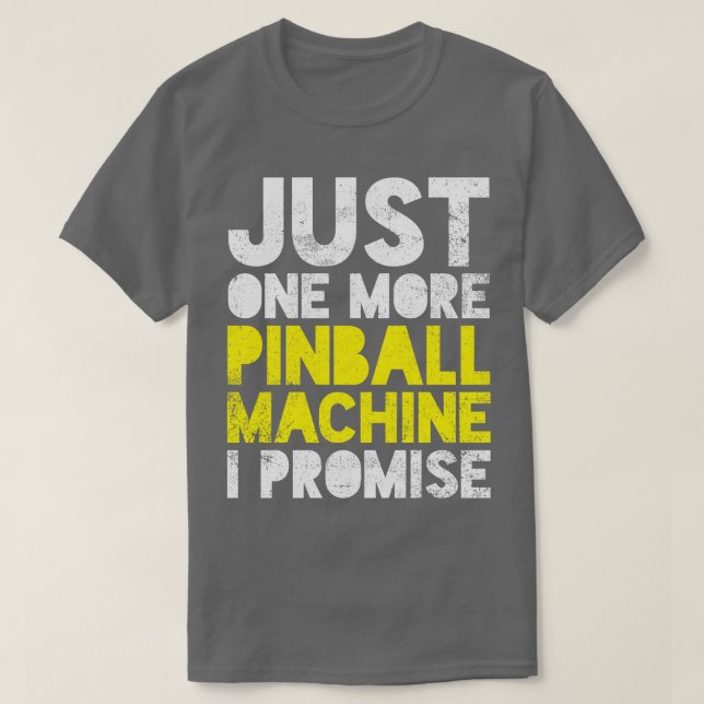 Pinball Machine T-Shirt (Design Front)