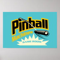 Pinball Machines Game Room Poster #19