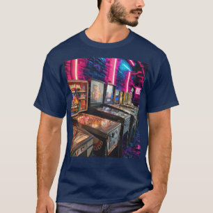 Pinball Machines in a Row T shirt