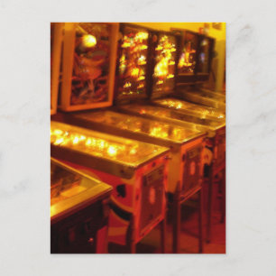 Pinball Machines Postcard
