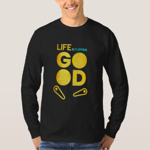 Pinball Pinball Flipping Good Pinball Machine Flap T-Shirt