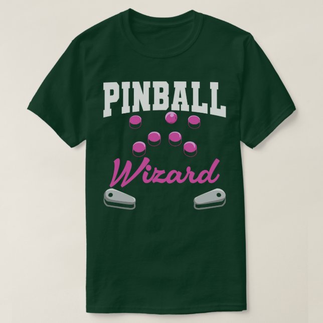 Pinball Pinball Player T-Shirt (Design Front)