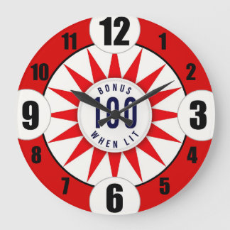 Pinball Player Acrylic Round Wall Clock #1