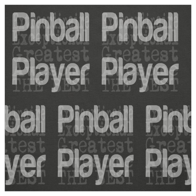 Pinball Player Extraordinaire Fabric (Swatch)