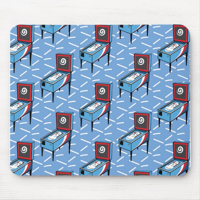 Pinball Player Non Slip Mousepad #1-4 (Front)