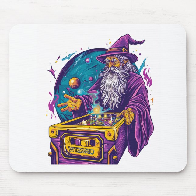 Pinball Player Non Slip Mousepad #7-1 (Front)