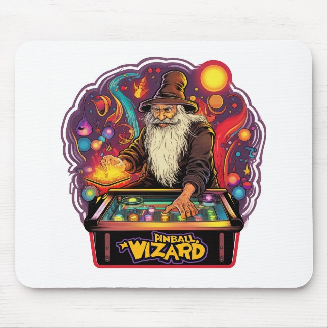 Pinball Player Non Slip Mousepad #7-5 (Front)