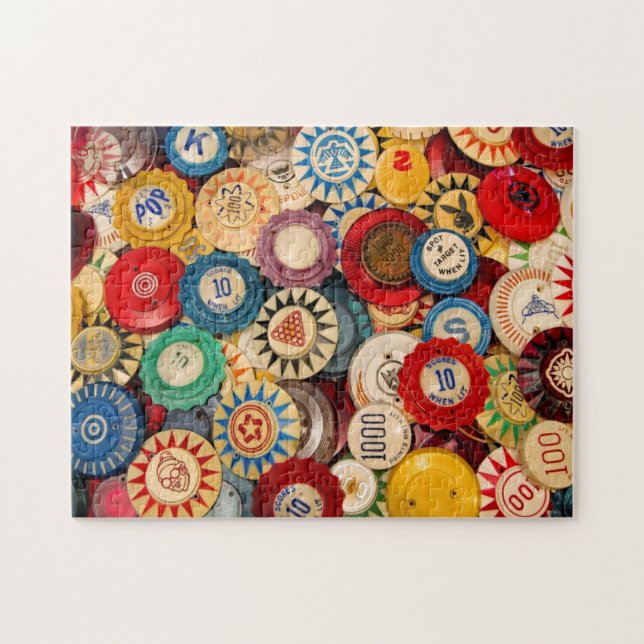 Pinball puzzle Bumpercaps (Horizontal)