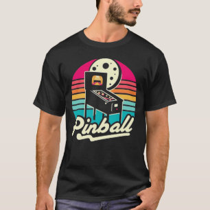 Pinball Retro Pinball Lover Pinball Arcade Gamer T-Shirt