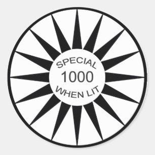 Pinball Special When Lit Sticker