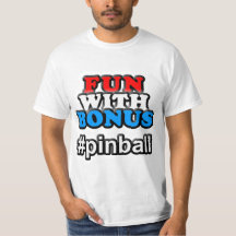 #pinball Website Logo T-shirt