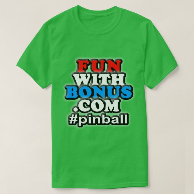 #pinball Website T-Shirt (Design Front)