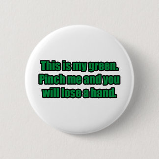 Pinch Me and You Will Lose a Hand 6 Cm Round Badge