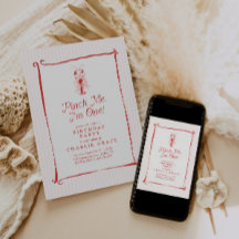 Pinch Me I'm One Vintage Lobster Pink 1st Birthday