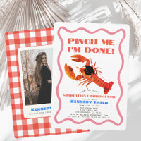 Pinch Me Retro Crawfish Graduation Party Photo