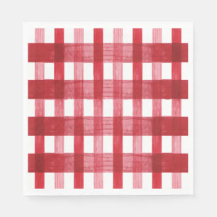 Pinch of Love Kitchen Red Party Napkin