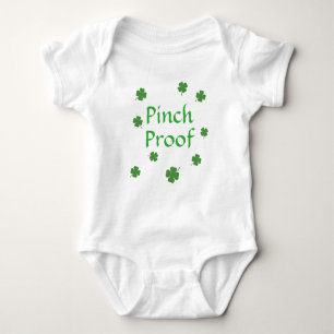 Pinch Proof Irish White Bodysuit