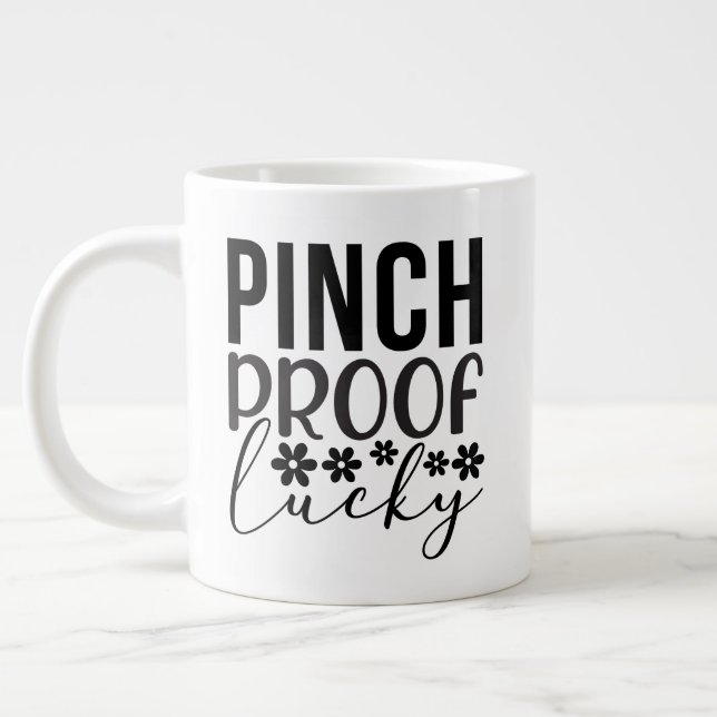 Pinch Proof Lucky-62906 Large Coffee Mug (Left)