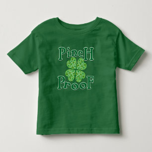 PINCH PROOF with Shamrocks Irish T-shirt