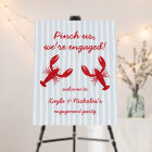 Pinch Us We’re Engaged Crawfish Boil Welcome
