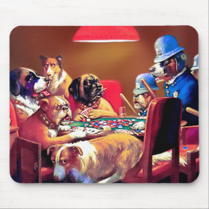 Pinched with Four Aces Mouse Mat