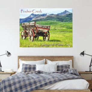 Pincher Creek Alberta Canvas Print