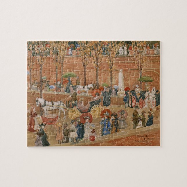 Pincian Hill, Rome by Maurice Prendergast Jigsaw Puzzle (Horizontal)