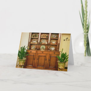 Pine and cedar dresser card