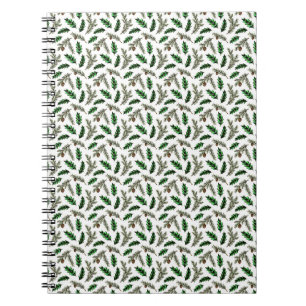 Pine and holly  notebook