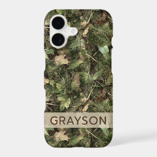 Pine and Leaves Camouflage Personalized