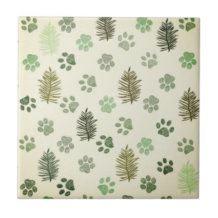 Pine and Paws   Tile