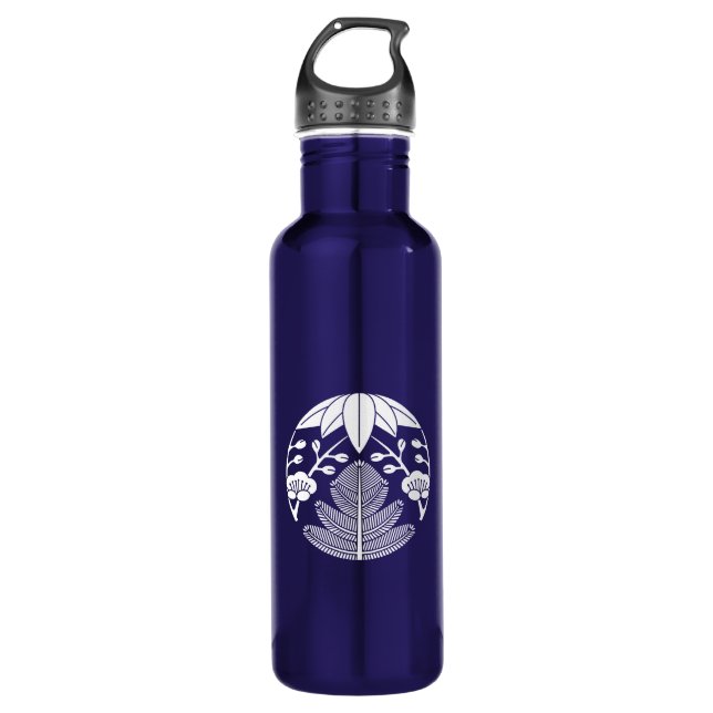 Pine bamboo ume 710 ml water bottle (Front)