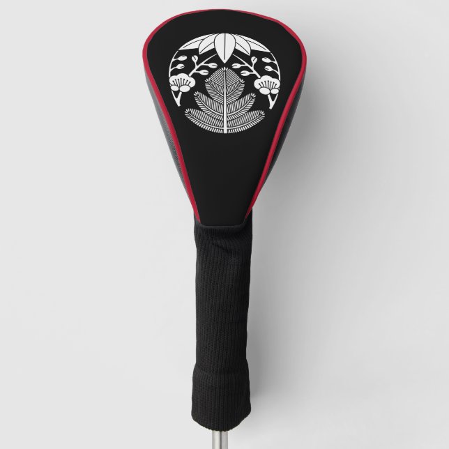 Pine bamboo ume golf head cover (Front)