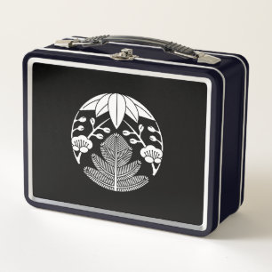 Pine bamboo ume metal lunch box