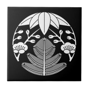 Pine bamboo ume tile
