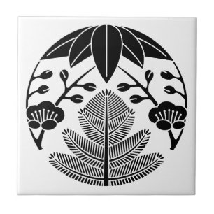 Pine bamboo ume tile