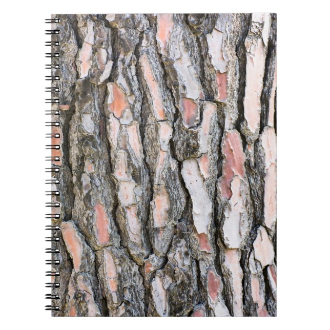 Pine bark pattern notebook (Front)