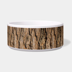 Pine Bark Pet Bowl