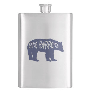 Pine Barrens Bear Hip Flask